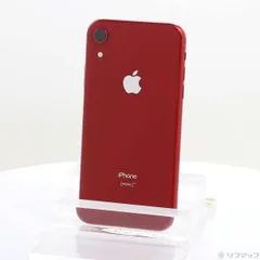 〔中古品〕 iPhoneXR 64GB プロダクトレッド MT062J／A SIMフリー【305】