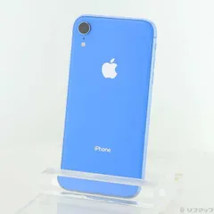 〔中古品〕 iPhoneXR 64GB ブルー MT0E2J／A SIMフリー【258】