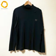 #anc パパス Papas カットソー M 黒 ハイネック ロンT ロゴ メンズ [947032]のサムネイル