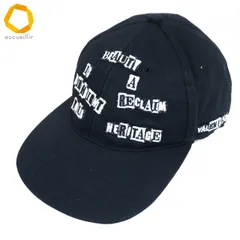 #ah ヴァレンティノガラヴァーニ valentino garavani キャップ 58 黒 MONTAGE 6-PANEL CAP モンタージュ6 イタリア製 [959353] k01のサムネイル