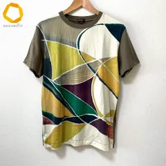 #snc ポール・スミス PaulSmith Collection Tシャツ L カーキ 黄緑系 半袖 柄 メンズ [975442]