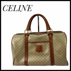 セリーヌ　CELINE　オールドセリーヌ　ボストンバッグ　バッグ　マカダム 旅行用　男女兼用 ユニセックス　ヴィンテージ　レザー