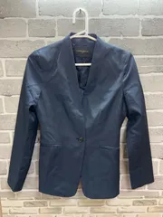 【H1-22】◇ UNITED ARROWS　ジャケット 34サイズ・スカート 36サイズ・パンツ 36サイズ　紺色　スーツ3点セット