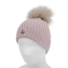 極美品△MONCLER モンクレール BERRETTO フォックスファー ボンボン