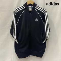 アディダス CW1256 スリーライン トラック ジャケット ブルゾン black L メンズ L ISItems【USED】【古着】【中古】50147436