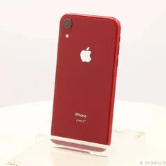 〔中古品〕 iPhoneXR 128GB プロダクトレッド MT0N2J／A SIMフリー【368】
