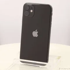 〔中古品〕 iPhone11 64GB ブラック MWLT2J／A SIMフリー【371】