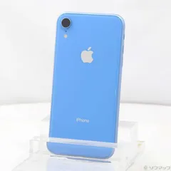 〔中古品〕 iPhoneXR 128GB ブルー MT0U2J／A SIMフリー【377】