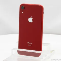 〔中古品〕 iPhoneXR 64GB プロダクトレッド MT062J／A SIMフリー【295】