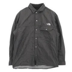 THE NORTH FACE ノースフェイス NR72130 L/S NYLON DENIM NUPTSE SHIRT ロングスリーブ ナイロンデニム ヌプシシャツ ダークグレー系 XL【中古】