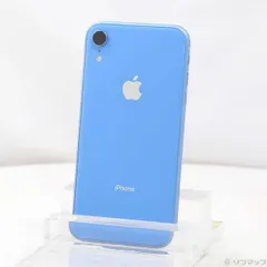 〔中古品〕 iPhoneXR 128GB ブルー MT0U2J／A SIMフリー【262】