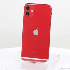 〔中古品〕 iPhone11 64GB プロダクトレッド MWLV2J／A SIMフリー【196】