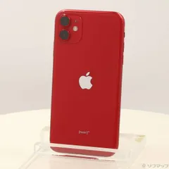 〔中古品〕 iPhone11 64GB プロダクトレッド MHDD3J／A SIMフリー【348】