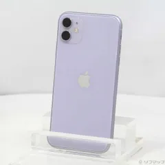 〔中古品〕 iPhone11 64GB パープル MWLX2J／A SIMフリー【258】