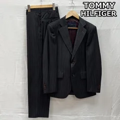 トミーヒルフィガー セットアップ ストライプ ウール テーラード ジャケット スラックス パンツ メンズ - ISItems【USED】【古着】【中古】50147399