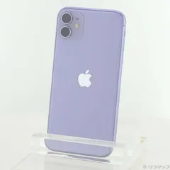 〔中古品〕 iPhone11 64GB パープル MWLX2J／A SIMフリー【262】