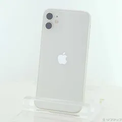 〔中古品〕 iPhone11 64GB ホワイト MWLU2J／A SIMフリー【262】