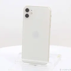 〔中古品〕 iPhone11 64GB ホワイト MHDC3J／A SIMフリー【198】