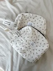 大容量 おむつポーチ／お着替えポーチ／ちょっとしたお出かけにはこれひとつで完璧♡