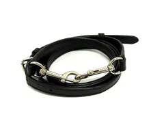 ■極美品■ COACH コーチ レザー バッグ用 ショルダーストラップ ショルダーベルト 斜め掛け レディース ブラック系 BT0158