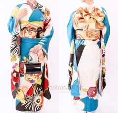 振袖　成人式　フルセット　金駒刺繍