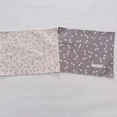 ランチョンマット 女の子 くすみカラー さくらんぼ アイボリー グレー