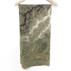 美品 ETRO エトロ ペイズリー 大判 スカーフ ストール グレー系 レディース 古着 中古 USED