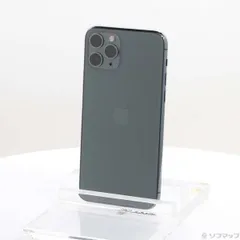 〔中古品〕 iPhone11 Pro 64GB ミッドナイトグリーン MWC62J／A SIMフリー【258】