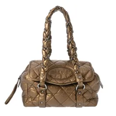 シャネル マトラッセ チェーンボストンバッグ ゴールド  レディース ラムスキン  ハンドバッグ