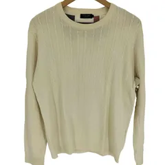 ブラックレーベルクレストブリッジ BLACK LABEL CRESTBRIDGE クルーネックケーブルニット メンズ  L