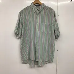 USED 古着 シャツ、ブラウス 半袖 半袖シャツ ストライプシャツ ボタンダウンシャツ