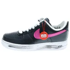 NIKE (ナイキ) ×PEACEMINUSONE AIR FORCE 1 3.0 G-DRAGON ピースマイナスワン エアフォース 1 パラノイズ ローカットスニーカー シューズ ブラック US8.5/26.5cm AQ3692-004