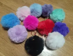 ポンポンファー キーホルダー 65個以上