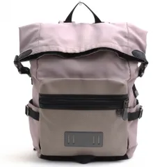 ○コーチ COACH メッシュナイロン パーフォレーテッドレザー スエード 牛革 リュック F67312 Terrain Roll Top Backpack テレイン  中古 コーチ／COACH リュック バッグ バックパック メンズ 男性 男性用