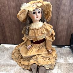 ジュモー EL864 レプリカ アンテイークドール 帽子付き 50cm - メルカリ