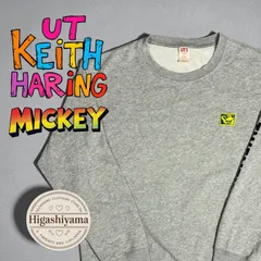 UNIQLO UT キースヘリング ミッキー スウェット 【袖を通すたび笑顔になれる元気の魔法】 L 古着 Happy Vibes Graphic Sweatshirt