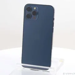 〔中古品〕 iPhone12 Pro Max 256GB パシフィックブルー NGD23J／A SIMフリー【348】
