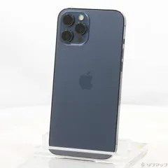 〔中古品〕 iPhone12 Pro Max 128GB パシフィックブルー MGCX3J／A SIMフリー【344】