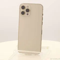 〔中古品〕 iPhone12 Pro Max 256GB ゴールド NGD13J／A SIMフリー【344】