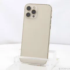 〔中古品〕 iPhone12 Pro Max 128GB ゴールド MGCW3J／A SIMフリー【344】