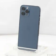 〔中古品〕 iPhone12 Pro Max 128GB パシフィックブルー MGCX3J／A SIMフリー【348】
