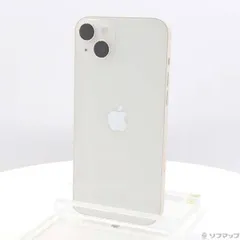 〔中古品〕 iPhone14 Plus 256GB スターライト NQ4L3J／A SIMフリー【258】