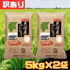 訳あり 5kg×2袋セット 令和6年産 魚沼産コシヒカリ 5kg×2袋 計10kg お米 白米 精米 お得 格安 爆買 セール まとめ買い 【北海道/沖縄/離島発送不可】