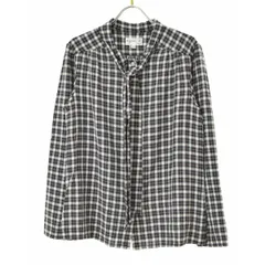 【agnesb.】ボウタイ チェック長袖シャツ