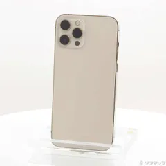 〔中古品〕 iPhone12 Pro Max 512GB ゴールド MGD53J／A SIMフリー【377】