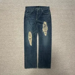 BEAMS ビームス japan made damage denim pants