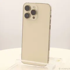 〔中古品〕 iPhone14 Pro Max 256GB ゴールド MQ9D3J／A SIMフリー 〔ネットワーク利用制限▲〕【262】