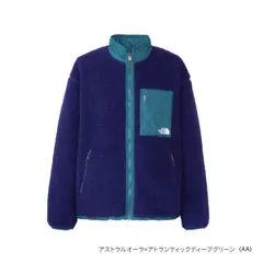 在庫処分／売切御免／ザ・ノース・フェイス リバーシブルエクストリームパイルジャケット（ユニセックス） AA アストラルオーラ×アトランティックディープグリーン XLサイズ NP72333