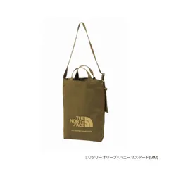 在庫処分／売切御免／ザ・ノース・フェイス K オーガニックコットントート（キッズ） MM ミリタリーオリーブ×ハニーマスタード  NMJ82351