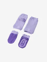 在庫処分／売切御免／ノースフェイス ヌプシ レッグ ウォーマー&ソックス セット（ベビー） P パープルフォグ BS NNB82410